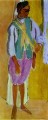 モロッコのアミド 抽象フォーヴィスム三連祭壇画の左パネル アンリ・マティス